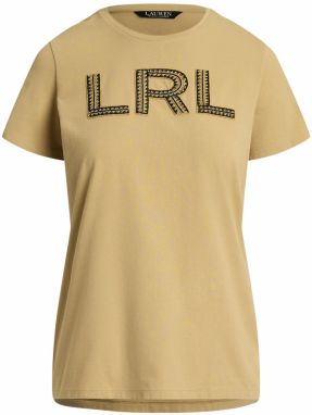 Lauren Ralph Lauren Tričko  béžová / čierna