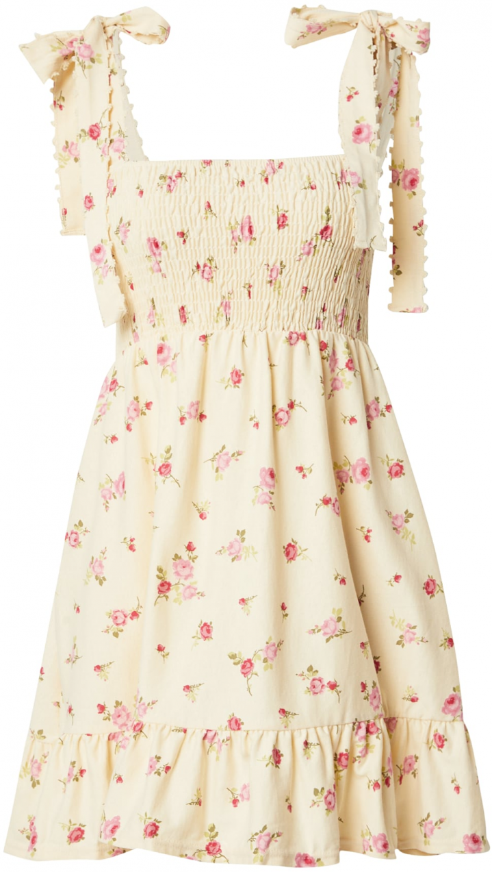 Miss Selfridge Šaty  béžová / zelená / ružová / ružová