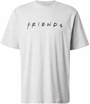 Only & Sons Tričko 'ONSFRIENDS'  sivá / svetlosivá / čierna