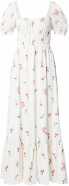 Miss Selfridge Letné šaty  tmavozelená / rosé / staroružová / biela