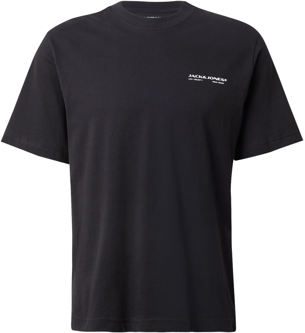 JACK & JONES Tričko 'JCOCALMA'  svetlomodrá / svetlooranžová / čierna / biela
