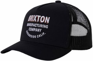 Brixton Čiapka 'REDOUBT'  čierna / biela