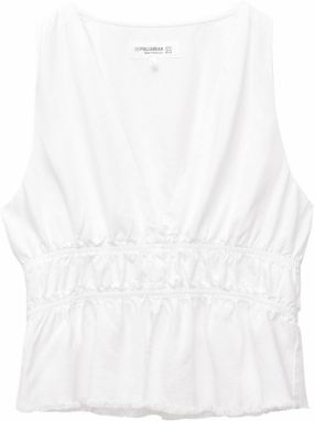 Pull&Bear Top  biela