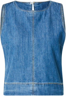 VERO MODA Blúzka 'VMJESSICA'  modrá denim