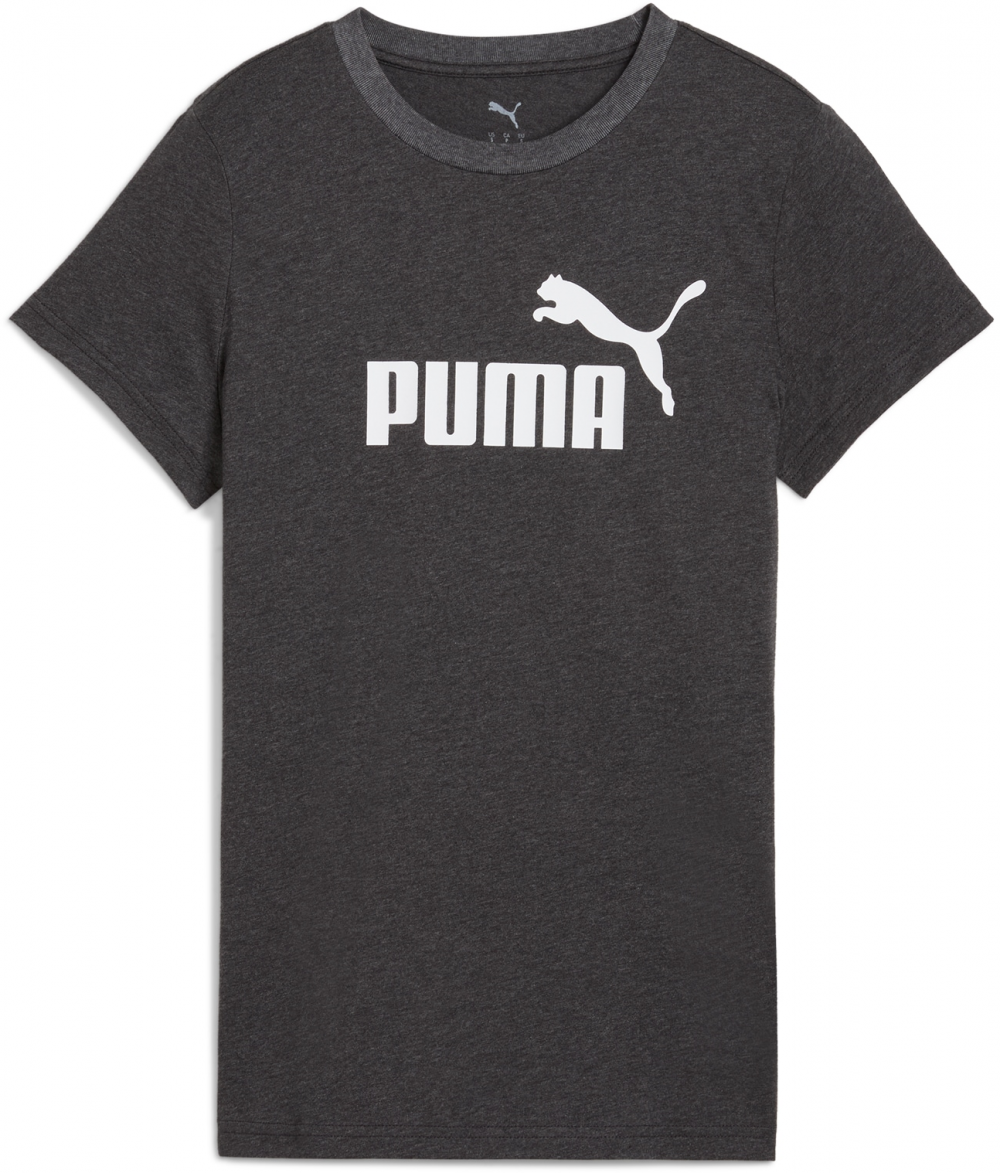PUMA Funkčné tričko 'Ess No. 1'  antracitová / biela