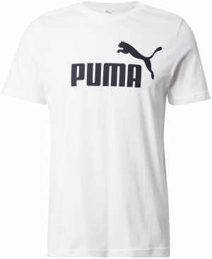 PUMA Funkčné tričko 'Essentials No. 1'  čierna / biela