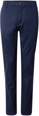 Calvin Klein Chino nohavice  tmavomodrá
