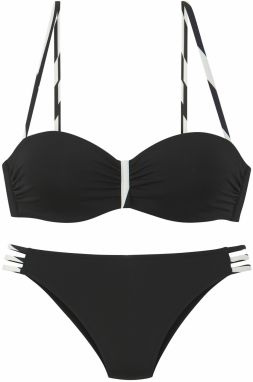 FRENCH CONNECTION Bikiny  čierna / biela