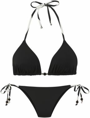 FRENCH CONNECTION Bikiny  čierna / šedobiela