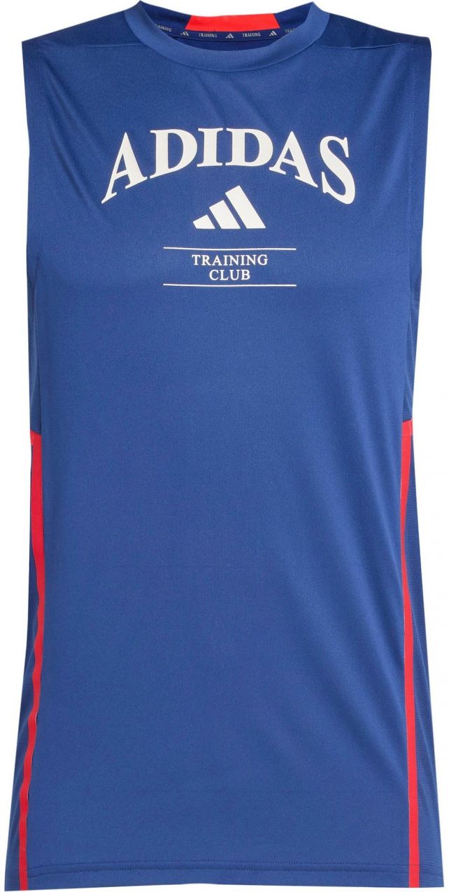 ADIDAS PERFORMANCE Funkčné tričko 'D4T Heritage'  tmavomodrá / tmavočervená / biela