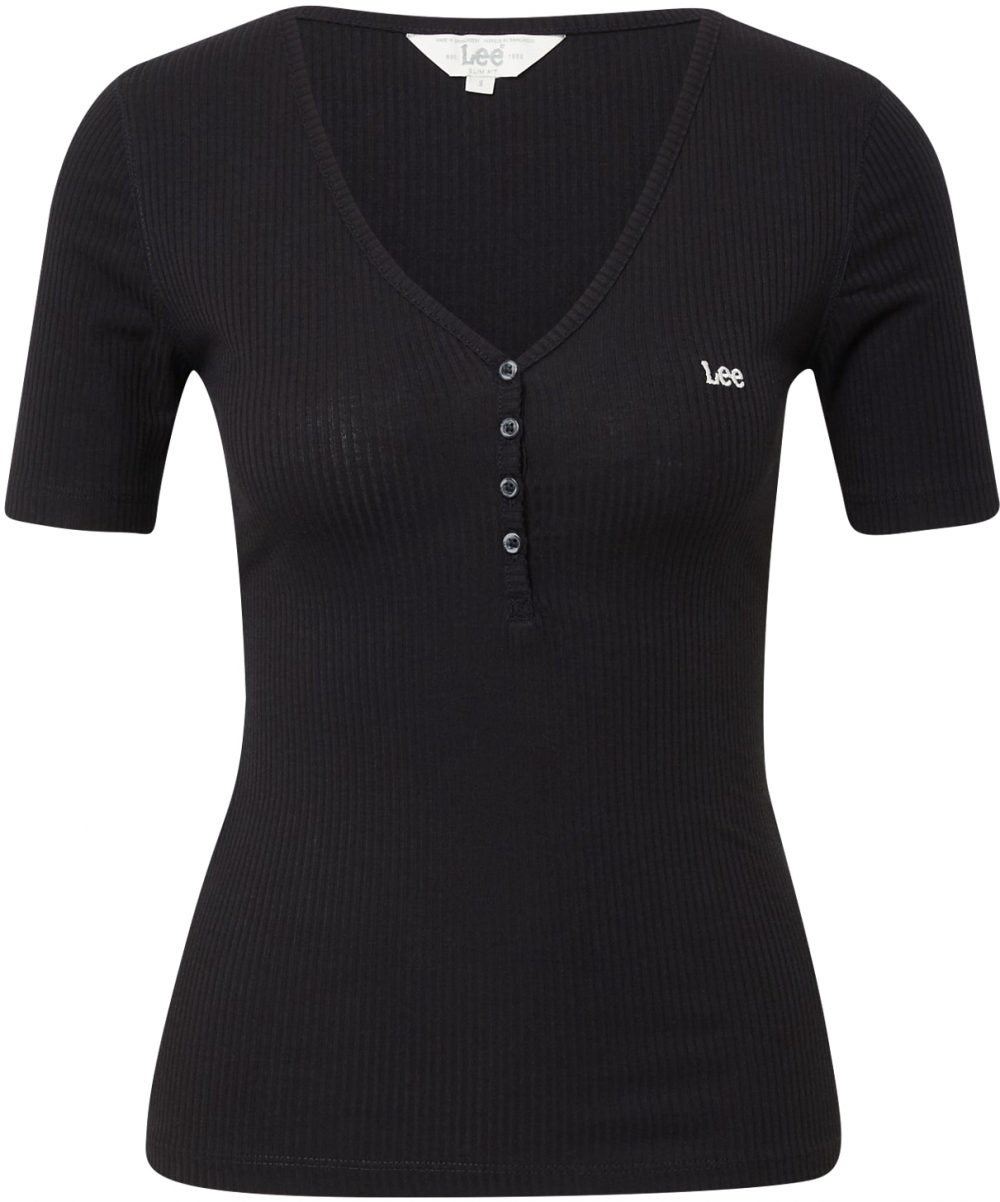 Lee Tričko 'SS HENLEY'  čierna