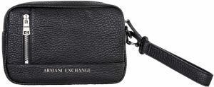 ARMANI EXCHANGE Toaletná taška  čierna / strieborná