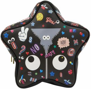 MYMO Batoh 'Pop Eyetheme'  modrá / žltá / ružová / čierna