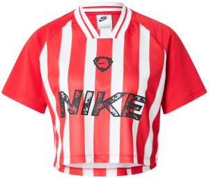 Nike Sportswear Tričko  červená / čierna / biela