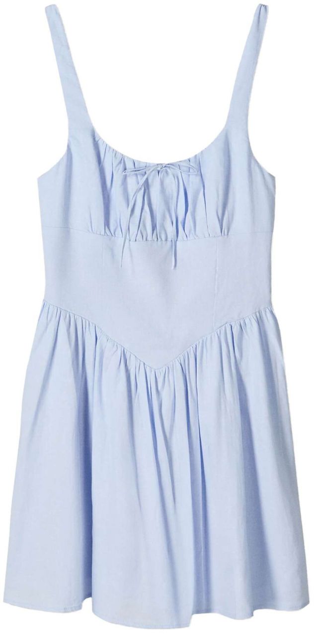 Bershka Letné šaty  svetlomodrá