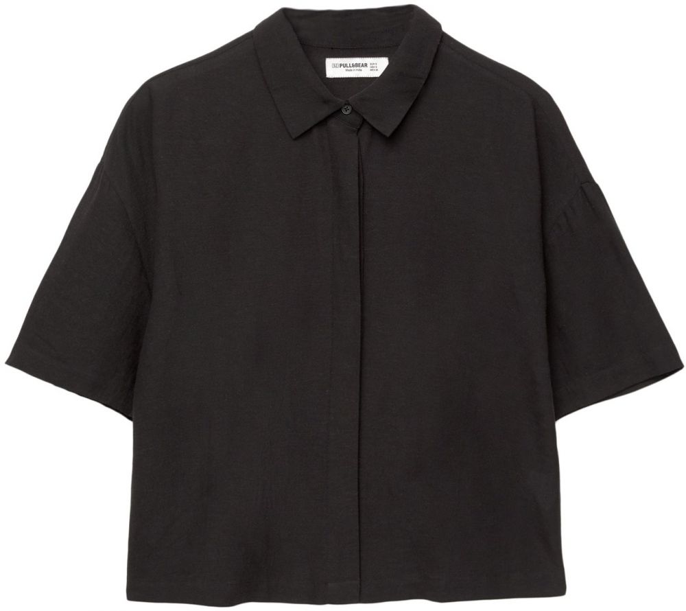 Pull&Bear Blúzka  čierna