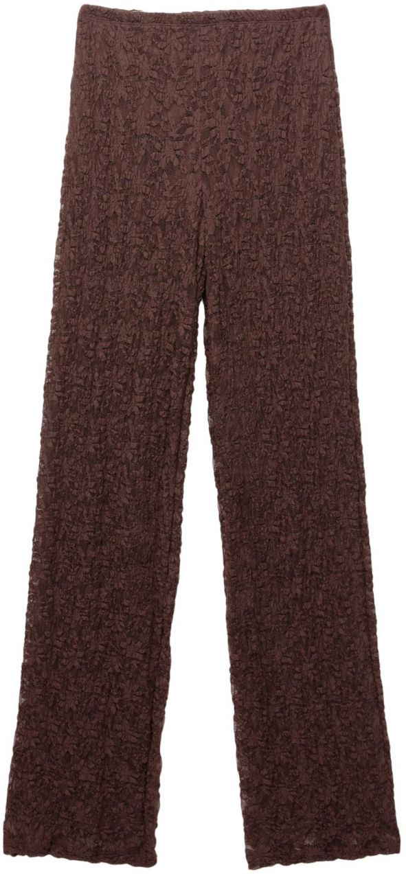 Pull&Bear Nohavice  tmavohnedá