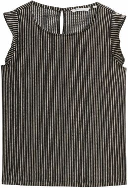 TOM TAILOR DENIM Blúzka  nebielená / čierna