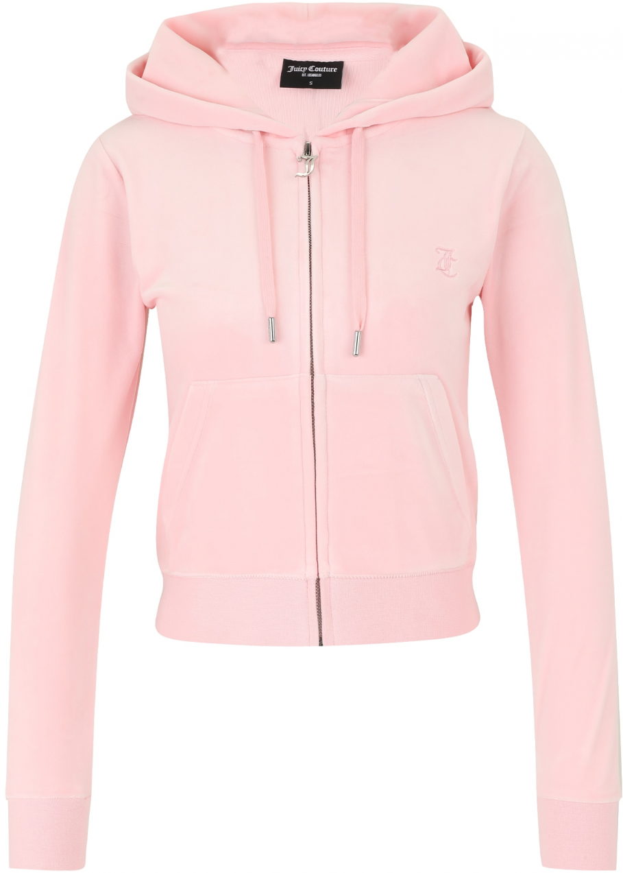 Juicy Couture Petite Tepláková bunda 'ROBERTSON'  ružová