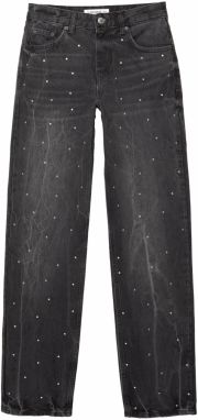 Pull&Bear Džínsy  čierny denim