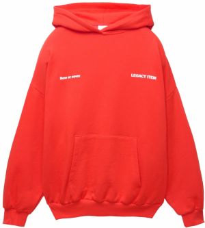 Pull&Bear Mikina  červená / biela