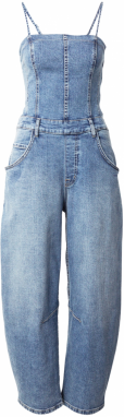 Free People Rifle na traky  modrá denim