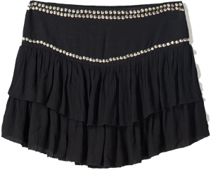 Bershka Sukňa  čierna