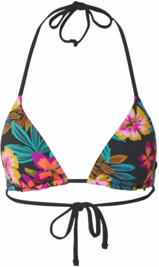 Hurley Športový bikinový top  hnedá / nefritová / ružová / čierna