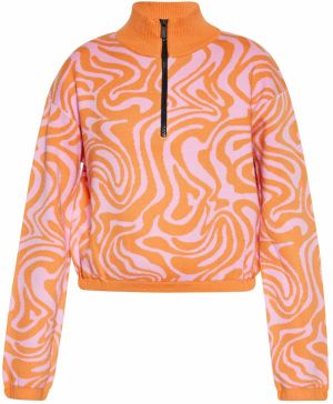 MYMO Sveter  oranžová / ružová