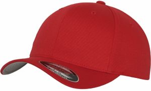 Flexfit Čiapka 'Youth'  tmavosivá / červená / biela