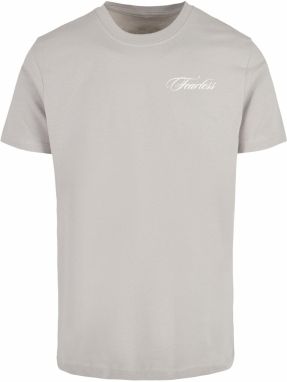 Mister Tee Tričko 'Fearless Crow'  hnedá / sivá / biela