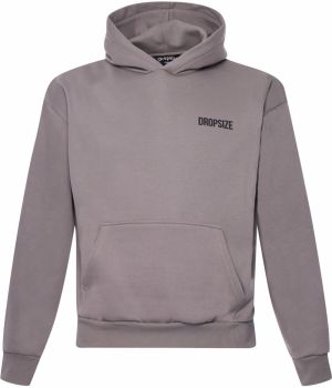 Dropsize Mikina  sivobéžová / čierna