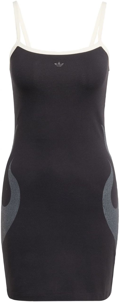ADIDAS ORIGINALS Letné šaty  tmavosivá / čierna / biela
