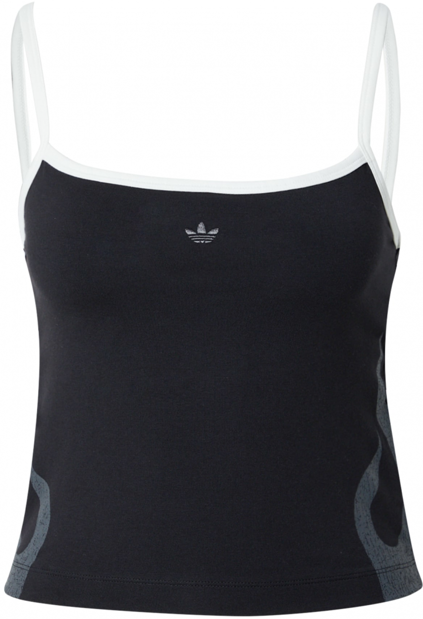 ADIDAS ORIGINALS Top  krémová / sivá / čierna