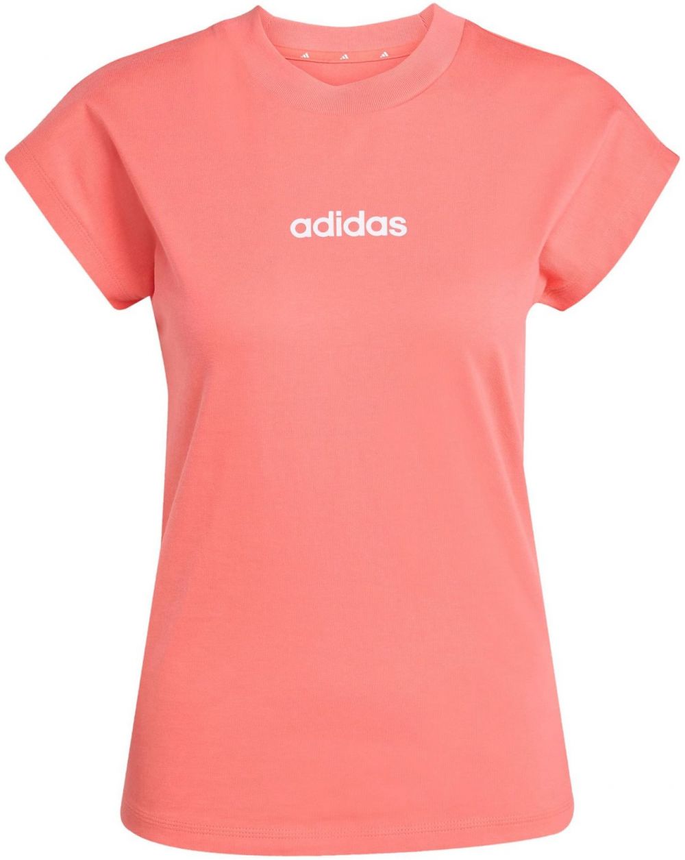 ADIDAS SPORTSWEAR Funkčné tričko 'Essentials'  koralová / biela