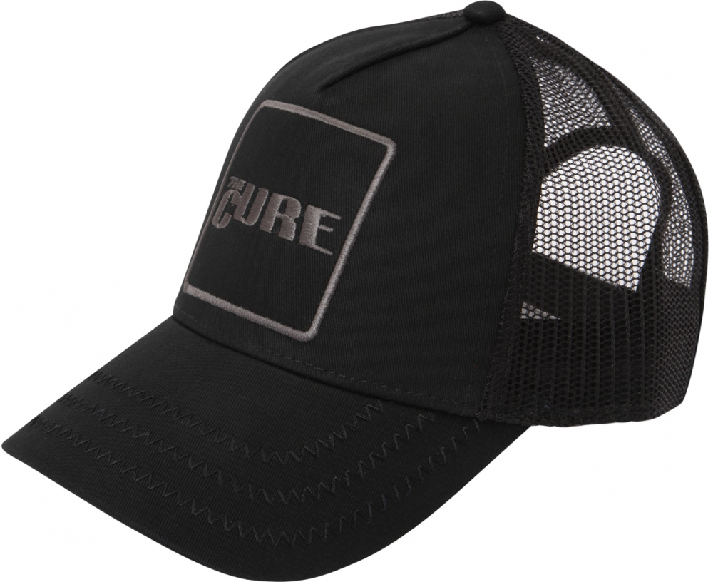 AMPLIFIED Čiapka 'The Cure'  tmavosivá / čierna