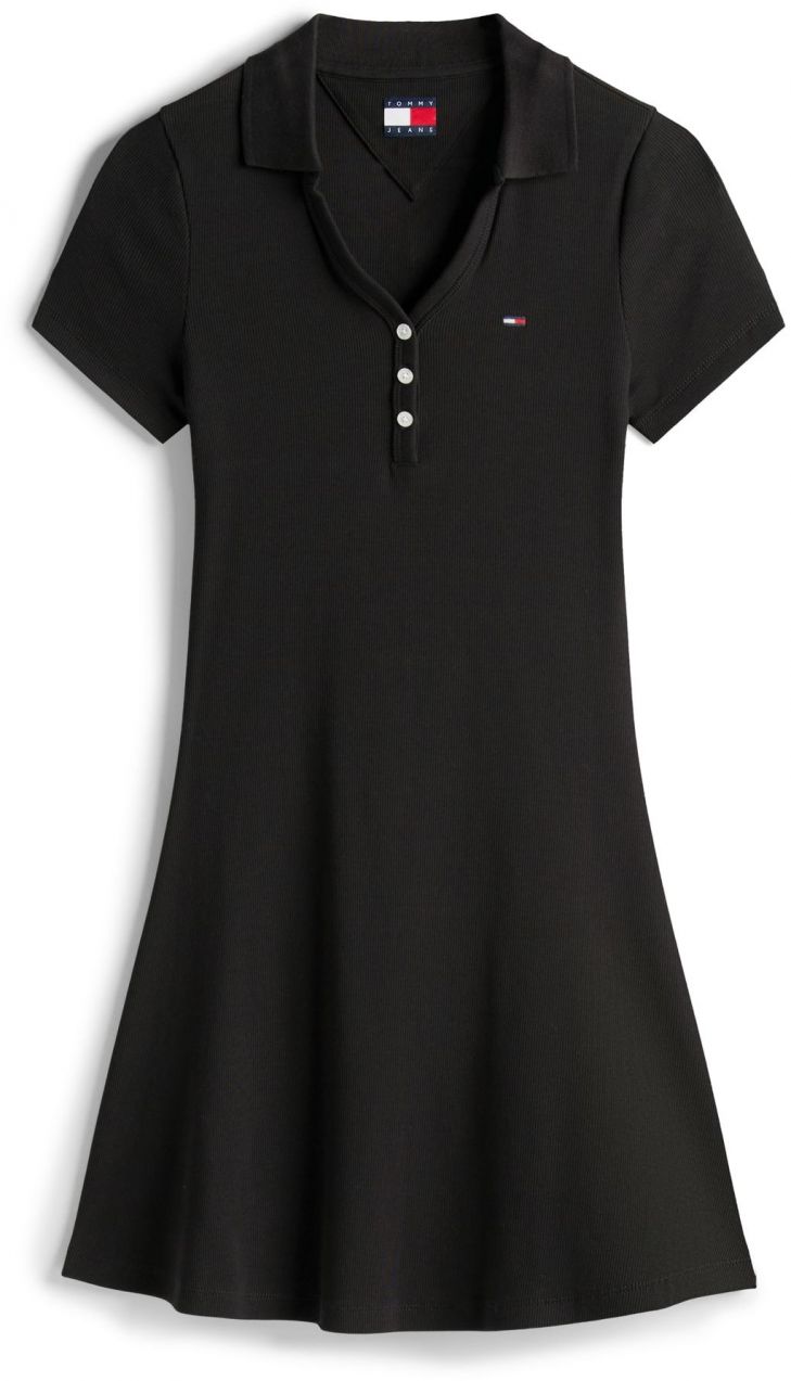 Tommy Jeans Šaty  námornícka modrá / červená / čierna / biela