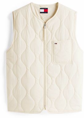 Tommy Jeans Vesta  krémová