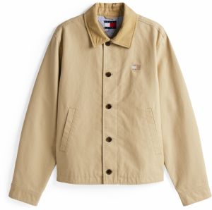 Tommy Jeans Prechodná bunda  kaki