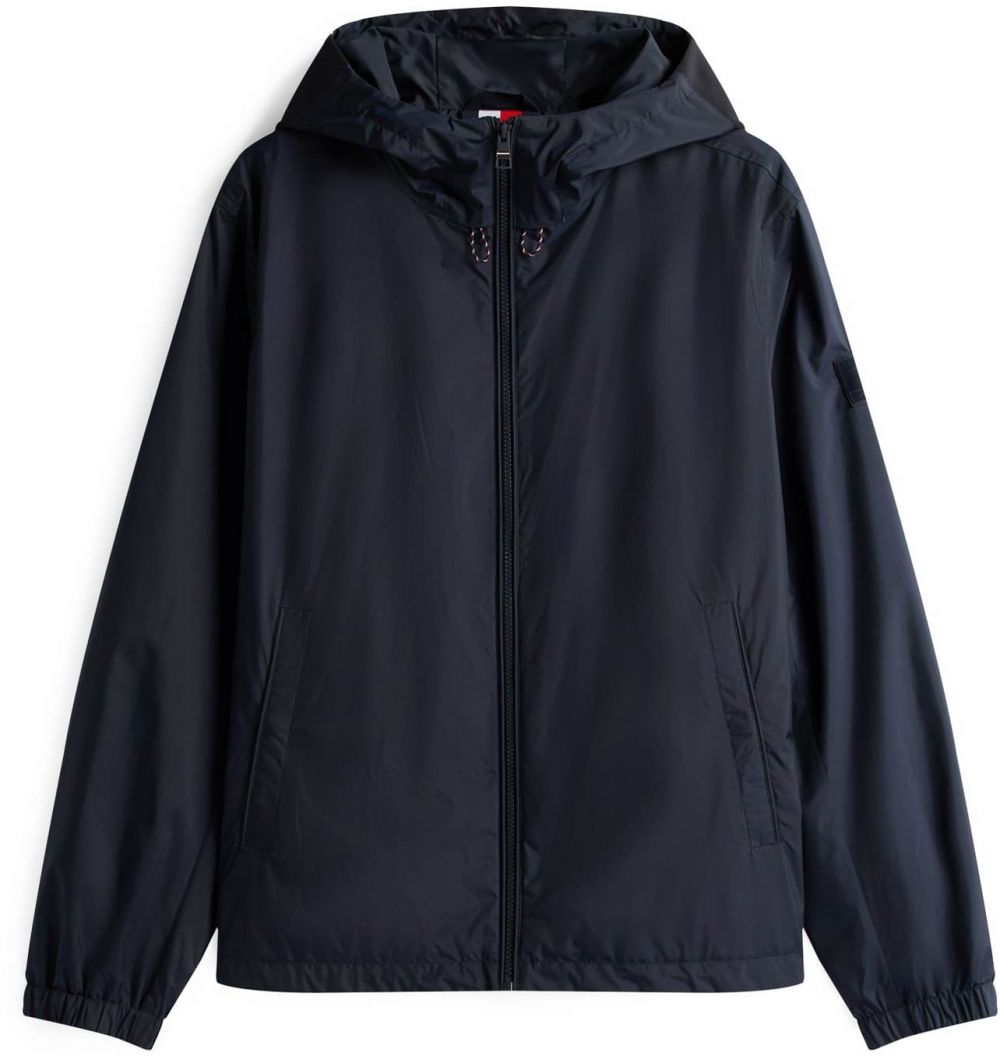 TOMMY HILFIGER Prechodná bunda  námornícka modrá / červená / biela