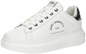 Karl Lagerfeld Nízke tenisky  čierna / biela
