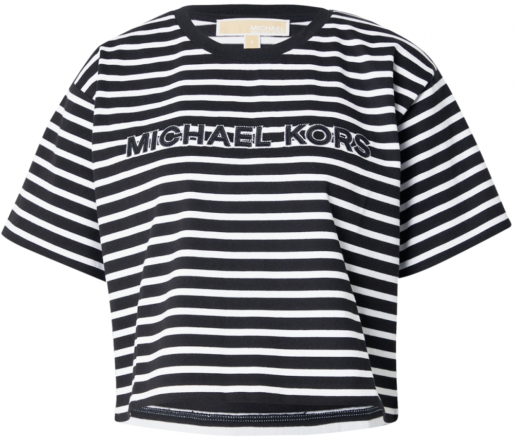 MICHAEL Michael Kors Tričko  čierna / biela