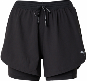 PUMA Športové nohavice 'ULTRAWEAVE'  svetlosivá / čierna