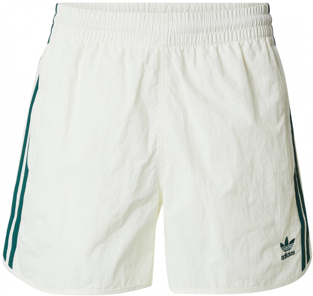 ADIDAS ORIGINALS Nohavice 'Adicolor Classics Sprinter'  tmavozelená / biela