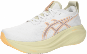 ASICS Bežecká obuv 'GEL-NIMBUS 27'  tmavobéžová / svetložltá / svetlooranžová / biela