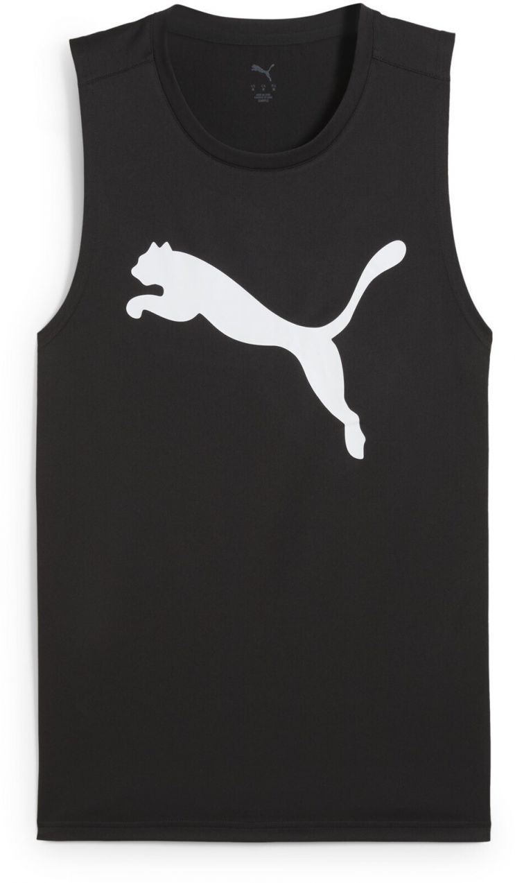 PUMA Funkčné tričko 'Tad Essentials'  čierna / biela