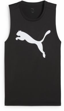 PUMA Funkčné tričko 'Tad Essentials'  čierna / biela