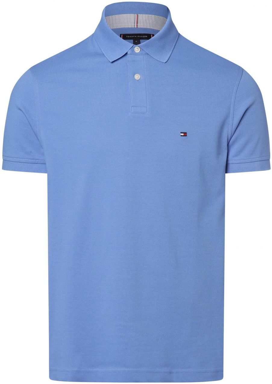 TOMMY HILFIGER Tričko  námornícka modrá / azúrová / červená / biela