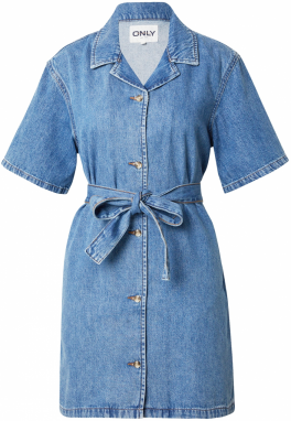 ONLY Košeľové šaty 'ONLELLIE'  modrá denim