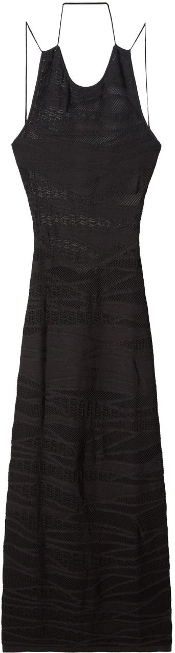 Bershka Pletené šaty  čierna